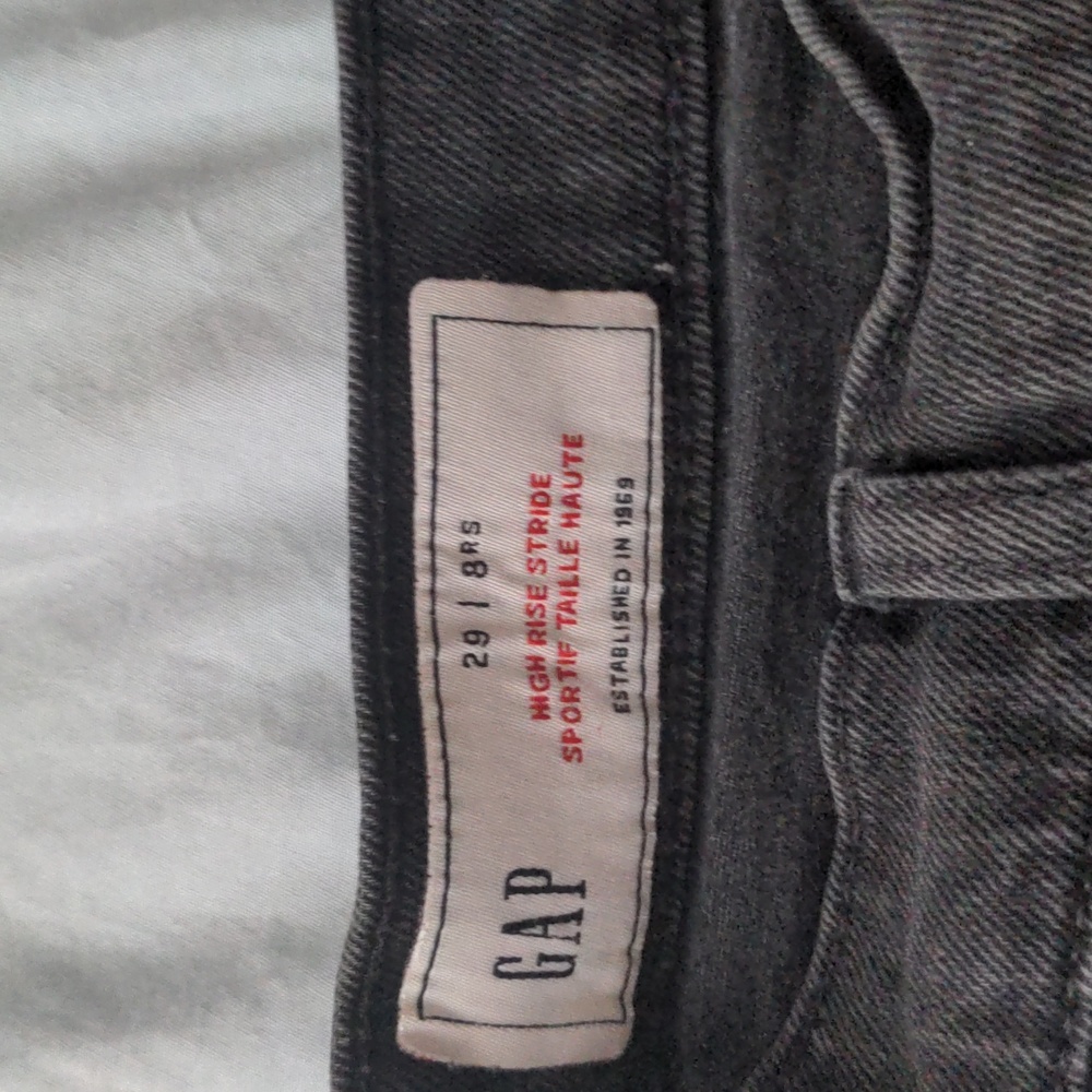 Gap Wide Leg Black Jeans